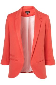 Topshop Ponte Boyfriend Blazer - Lyst