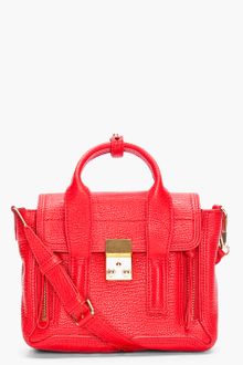 3.1 Phillip Lim Mini Red Pashli Satchel - Lyst
