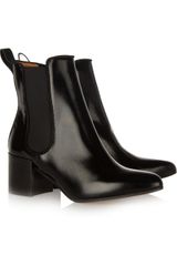 Acne Free Glossedleather Ankle Boots