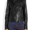 Alexander Wang Leather Biker Jacket in Black - Lyst