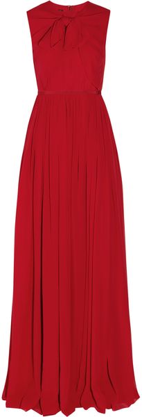 Giambattista Valli Silkgeorgette Gown - Lyst