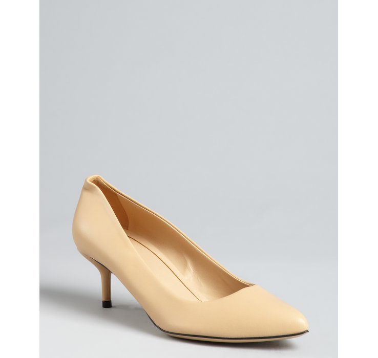 tan heels pointed toe