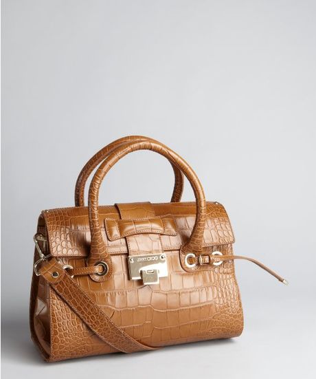 jimmy choo purse brown leather