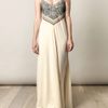 Mara Hoffman Shapibo Embroidered Fulllength Dress in Beige (natural) - Lyst