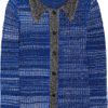 Marni Wool and Cashmereblend Cardigan in Blue - Lyst