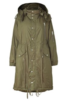 McQ by Alexander McQueen Military Green Oversized Parka - Lyst