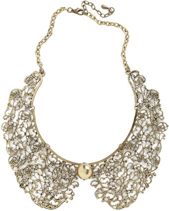 ModCloth An Ornate Fate Collar Necklace - Lyst