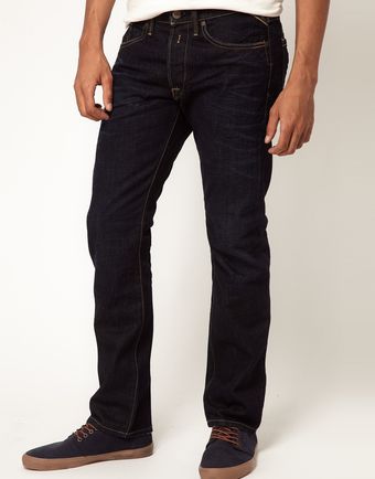 Replay  Regular Slim Straight Jeans  - Lyst