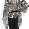 Roberto Cavalli Printed Silk Chiffon Top in Gray (white) - Lyst