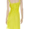 Valentino Accordionpleated Silkchiffon Dress in Yellow (chartreuse) - Lyst