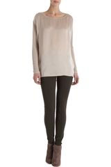 Vince Knit Sleeve Tee