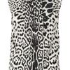 Yves Saint Laurent Leopard Print Silk Crepe De Chine Top in Animal (leopard) - Lyst