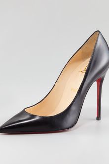 Christian Louboutin Decollete Calfskin Pointedtoe Pump - Lyst