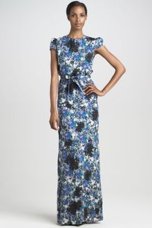 Erdem Aurelia Capsleeve Gown - Lyst