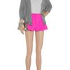 Jil Sander Pleated Stretch Twill Shorts in Pink (fuchsia) - Lyst