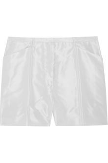 Jil Sander Silkblend Crepe Shorts - Lyst