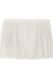 Jil Sander Pleated Wool Shorts - Lyst