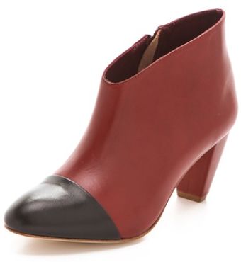 Loeffler Randall Nanette Cap Toe Booties - Lyst