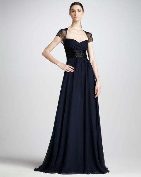 monique lhuillier blue
