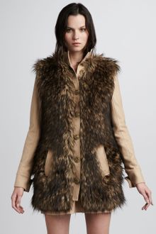 Rachel Zoe Marianna Faux Fur Jacket - Lyst