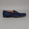 Santoni Penny Loafer in Blue for Men (brown) - Lyst