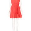 Topshop Pocket Pleat Dress in Pink (coral) - Lyst