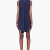 3.1 Phillip Lim Navy Sleeveless Silk Dress in Blue (navy) - Lyst