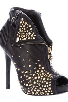 Alexander Mcqueen Archive Studded Ankle Booties - Lyst
