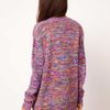 Asos Collection Asos Boyfriend Cardigan in Bright Fleck Yarn in Purple (multi) - Lyst