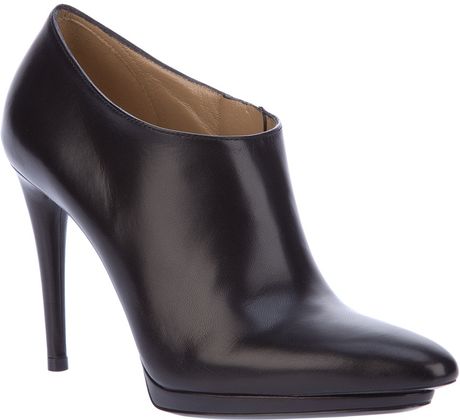 Balenciaga Stiletto Heel Ankle Boot in Black - Lyst
