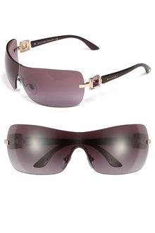 Bvlgari Swarovski Crystal Shield Sunglasses - Lyst