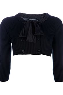 Dolce & Gabbana Cropped Cardigan - Lyst