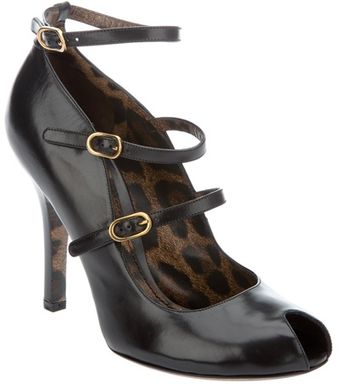 Dolce & Gabbana Strap Fastening Pump - Lyst