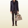 Gucci Goldmark Map Print Jacquard Cotton Carryon Duffle Bag in Brown for Men (multicolor) - Lyst