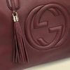 Gucci Soho Red Leather Messenger Bag in Red - Lyst