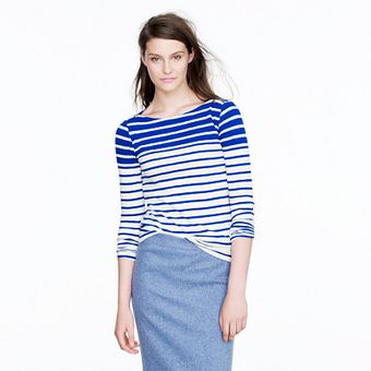 J.Crew Painter Boatneck Tee in Stripe - Lyst