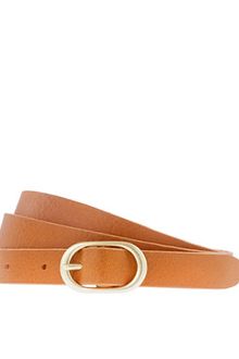 J.Crew Leather Roundbuckle Belt - Lyst