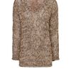 Mango Loose Knit Jumper in Beige (92) - Lyst