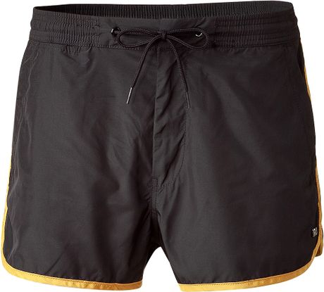 Marc By Marc Jacobs Orchablack Swim Trunk in Black for Men - Lyst