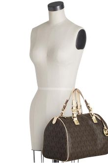 Michael by Michael Kors Grayson Large Logo Satchel - Lyst