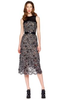 Michael Kors Fuzzy Lace Dress - Lyst