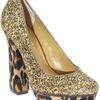 Nine West Vividly Pumps in Gold (gold bronze/glitter) - Lyst