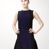 Stella Mccartney Bicolor Contoured Dress in Blue (black) - Lyst