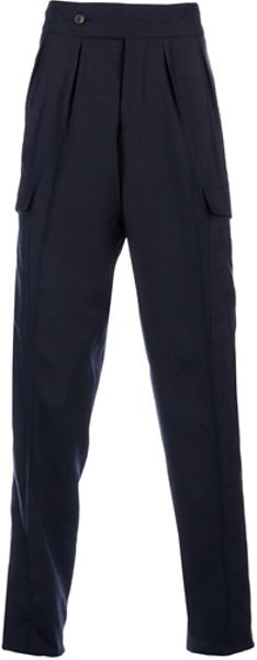 Yves Saint Laurent High Waisted Trousers in Blue for Men (navy) - Lyst