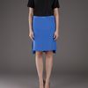 3.1 Phillip Lim Mid Length Skirt in Blue - Lyst
