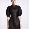 Alexander Mcqueen Glove Leather Dress in Black - Lyst