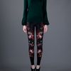 Alexander Mcqueen Floral Print Leggings in Black (floral) - Lyst