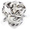 Alexander Mcqueen Printed Scarf in White - Lyst
