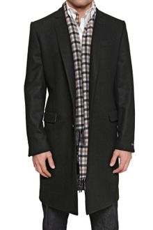 Aquascutum Wool Cloth Blend Coat - Lyst