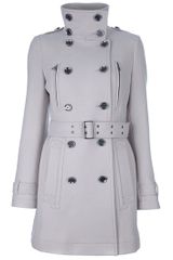 Burberry Brit Funnel Neck Trench Coat